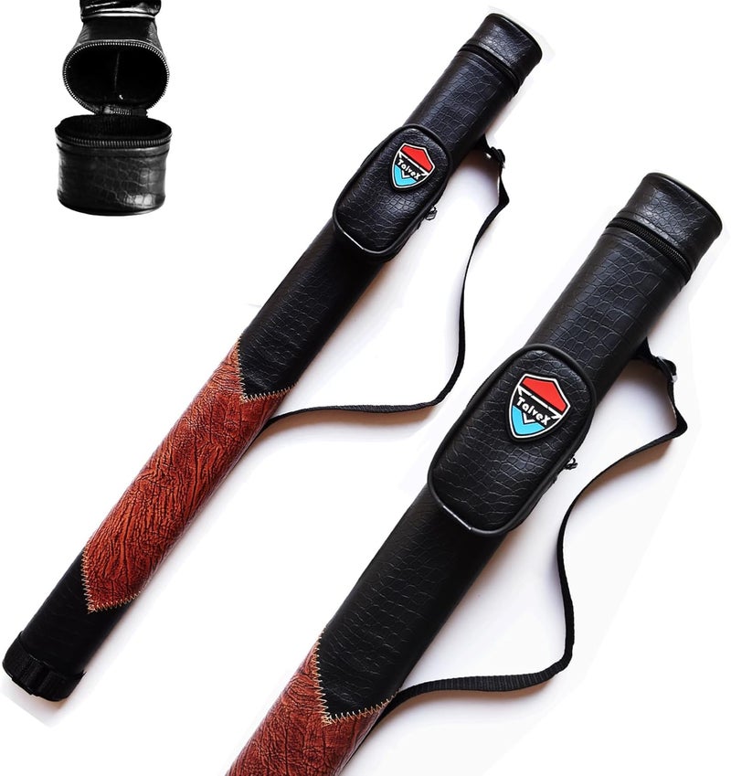 TalveX 1x1 Hard cue case Pool Cue Billiard Stick Carrying Case(Holds 1 Butt/1 Shaft) - Image 1